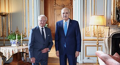 TBMM Başkanı Kurtulmuş, İsveç Kralı Gustaf tarafından kabul edildi