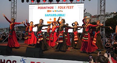 Tekirdağ'da Perinthos Folkfest renkli görüntülere sahne oldu