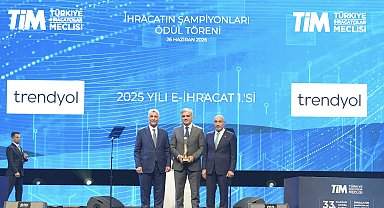 Trendyol'e üçüncü kez e-ihracat birincisi ödülü