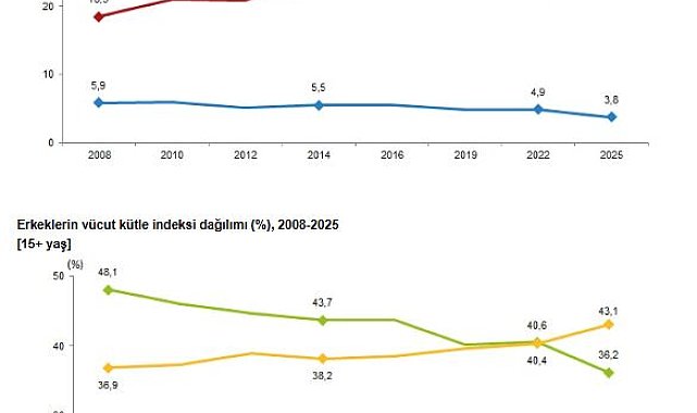 TÜİK: Obez bireylerin oranı arttı