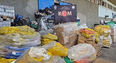 Uşak'ta 30 ton bozulmuş ürün imha edildi