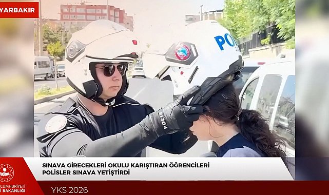 YKS'ye geç kalma tehlikesi yaşayan adayların yardımına güvenlik güçleri yetişti