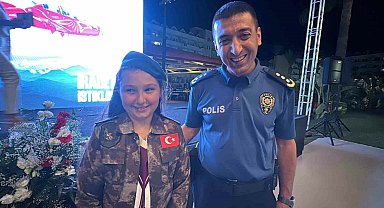 15 Temmuz şehidinin yeğenine Özel Harekat üniforması hediye edildi