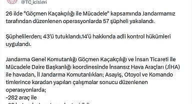 26 ilde 'göçmen kaçakçılığı' operasyonu: 43 tutuklama