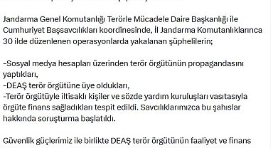 30 ilde DEAŞ'a operasyon; 119 şüpheli yakalandı