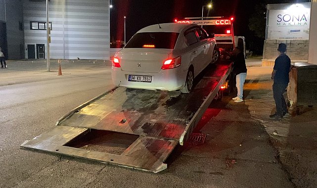 'Dur' ihtarına uymayan ehliyetsiz ve alkollü sürücüye 450 bin TL ceza