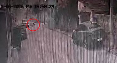 6 yaşındaki çocuğun yaralandığı kaza kamerada