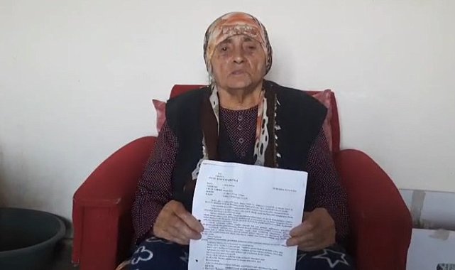90 yaşındaki kadın, oğlu tarafından icra yoluyla evinden çıkarılmak istendiği iddia etti