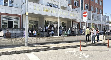 Adliyede çıkan yangın, büyümeden söndürüldü
