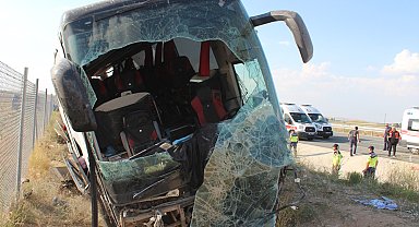 Aksaray'daki otobüs kazasında yaralılardan 1'i öldü, 9 kişinin tedavisi sürüyor