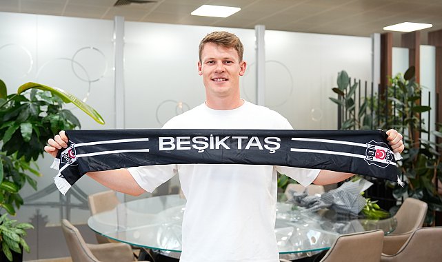 Alexander Nübel ve Doğan Alemdar Beşiktaş için İstanbul'da