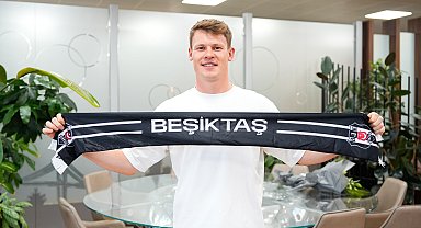 Alexander Nübel ve Doğan Alemdar Beşiktaş için İstanbul'da