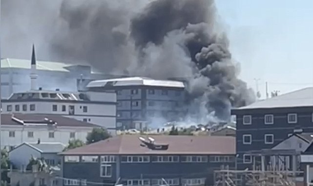 Arnavutköy'de otluk alanında çıkan yangın söndürüldü