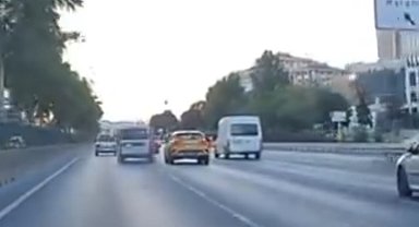 Ataşehir'de trafikte makas atan sürücüye 96 bin lira ceza; aracı trafikten men edildi