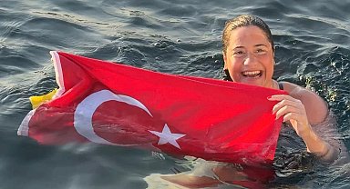 Aysu Türkoğlu, Tsugaru Kanalı'nı geçti