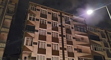 Bahçelievler'de kolonlarından sesler gelen 6 katlı apartman tahliye edildi