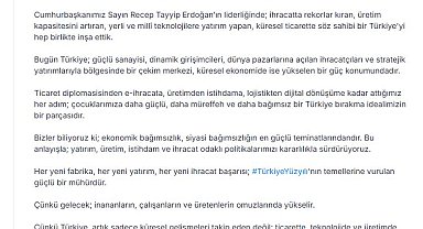 Bakan Bolat: Ekonomik bağımsızlık, siyasi bağımsızlığın en güçlü teminatlarındandır