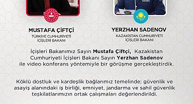 Bakan Çiftçi, Kazakistanlı mevkidaşı Sadenov ile görüştü