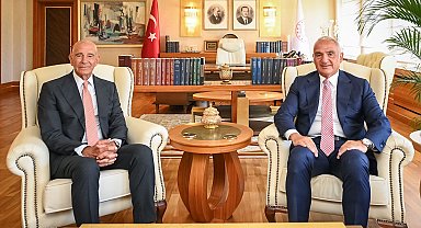 Bakan Ersoy, ABD Büyükelçisi Barrack'ı kabul etti