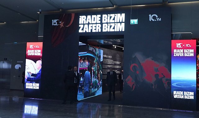 Bakan Göktaş, İrade Bizim Zafer Bizim Sergisi'nin açılışına katıldı