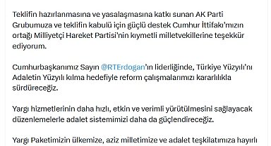 Bakan Gürlek'ten yasallaşan 12'nci Yargı Paketi ile ilgili açıklama