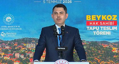 Bakan Kurum: Beykoz'da bin 71 hak sahibi kardeşimize tapularını teslim ediyoruz