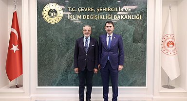 Bakan Kurum, DEM Parti Ağrı Milletvekili Sakık ile bir araya geldi