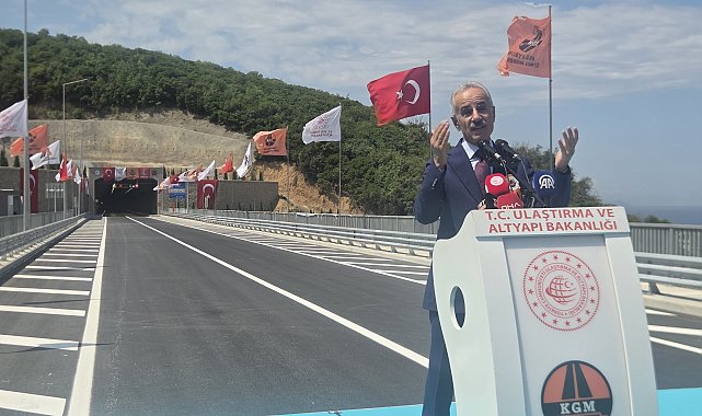 Bakan Uraloğlu: Yalova-Armutlu Yolu seyahat süresini 1 saatten 30 dakikaya düşürdük