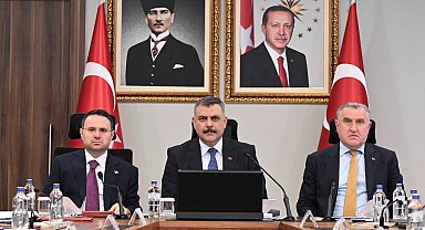 Bakanlar, 'Spor Güvenliği Değerlendirme' toplantısında bir araya geldi