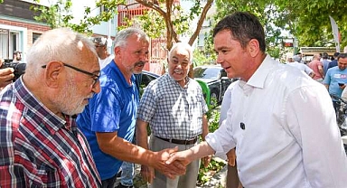 Başkan Aydın mahalle mahalle geziyor! Vatandaşın talebini yerinde dinledi
