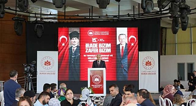 Bursa’da şehit ve gaziler için birlik sofrası