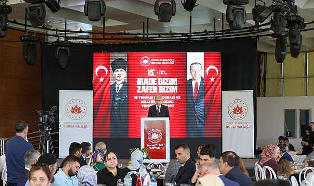 Bursa’da şehit ve gaziler için birlik sofrası