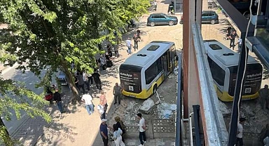 Bursa'da yürekleri ağza getiren kaza!