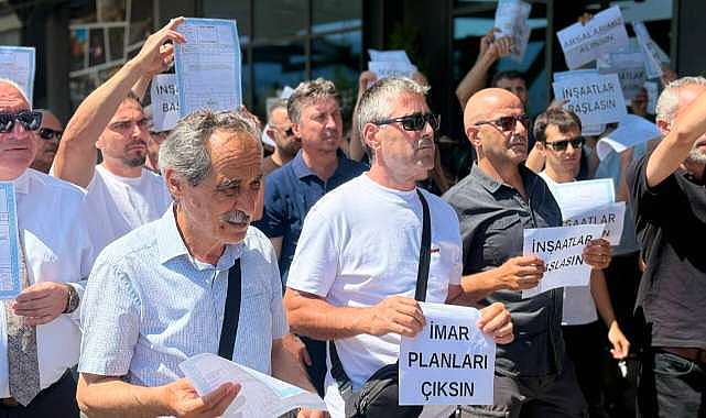 Bursa'daki Atış Yapı mağdurlarından eylem
