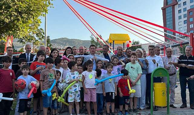 Bursa’nın yeni parkı açıldı