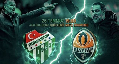 Bursaspor’dan Shakhtar Donetsk maçıyla ilgili önemli duyuru