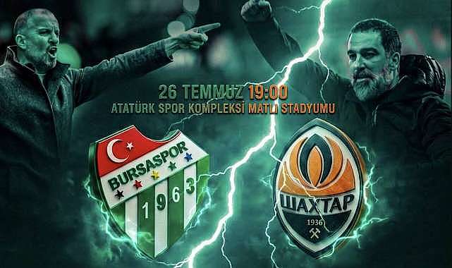 Bursaspor’dan Shakhtar Donetsk maçıyla ilgili önemli duyuru