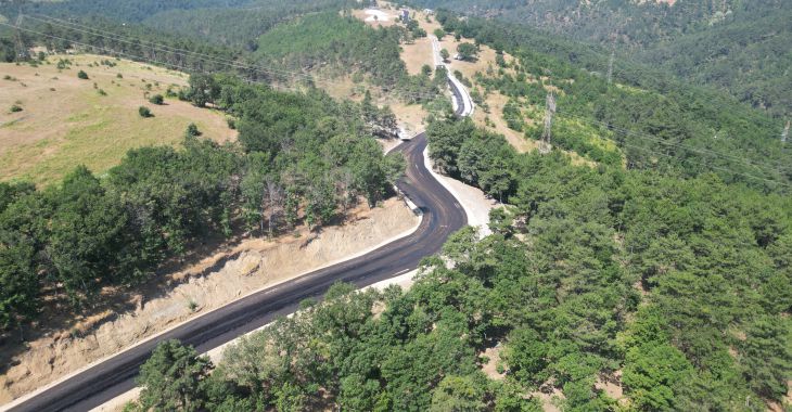 Büyükşehir, Osmangazi'nin Dağakça yolunu yeniledi