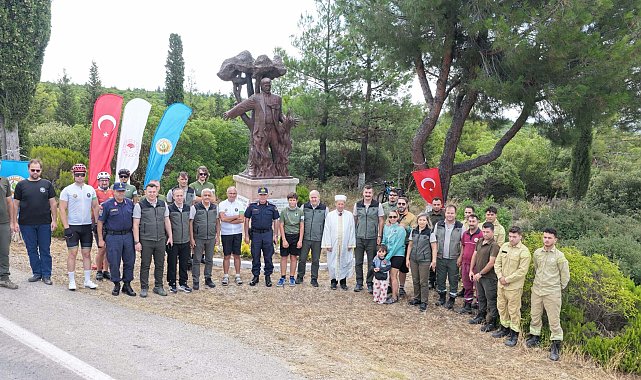 Çanakkale'de orman yangınında şehit olan bölge müdürü törenle anıldı