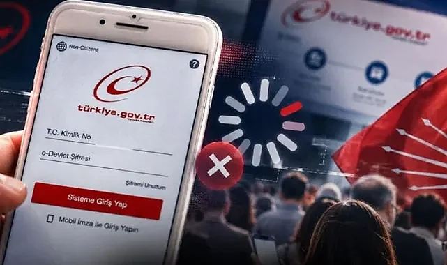 CHP'den istifa dalgası e-Devlet'i kilitledi