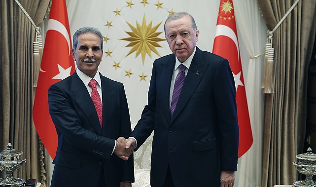 Cumhurbaşkanı Erdoğan, Irak Yüksek Yargı Konseyi Başkanı Zeydan'ı kabul etti