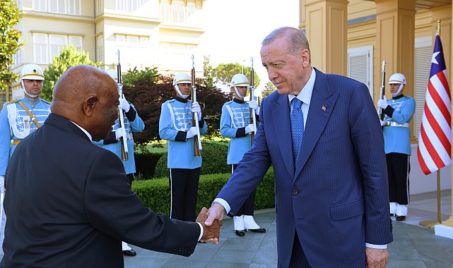 Cumhurbaşkanı Erdoğan, Liberya Cumhurbaşkanı Boakai ile görüştü