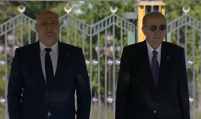 Cumhurbaşkanı Erdoğan, Lübnan Cumhurbaşkanı Avn'ı resmi törenle karşıladı