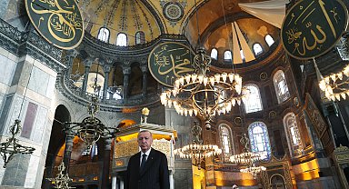 Cumhurbaşkanı Erdoğan'dan Ayasofya mesajı: Ayasofya yalnızca bir ibadet mekanı değildir
