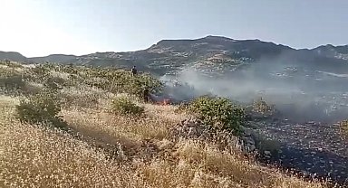Diyarbakır'da örtü yangını