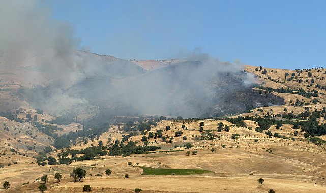 Diyarbakır'da örtü yangını