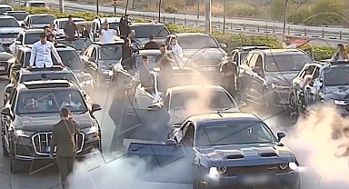 Düğün konvoyunda yol kapatanlara 695 bin TL ceza