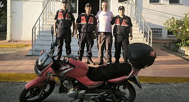 Edirne'de çalınan motosiklet aynı gün bulundu, şüpheli tutuklandı