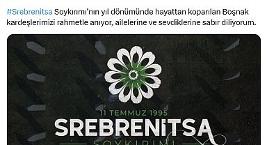 Emine Erdoğan, Srebrenitsa Soykırımı'nda hayatını kaybedenleri andı