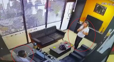 Emlakçıyı öldürüp, kendini vurduğu olayın görüntüsü ortaya çıktı